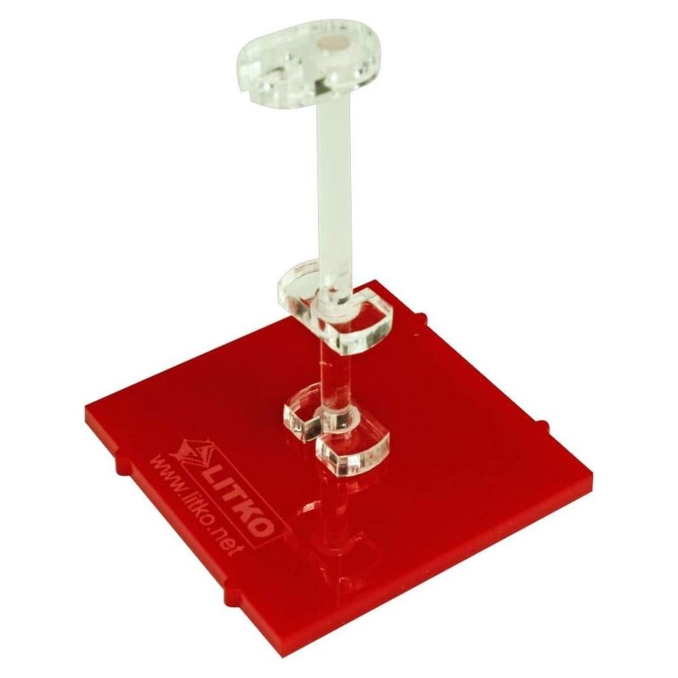 Base de Nave Espacial LITKO Deluxe Rojo 4cm x 4cm Compatible Star Wars