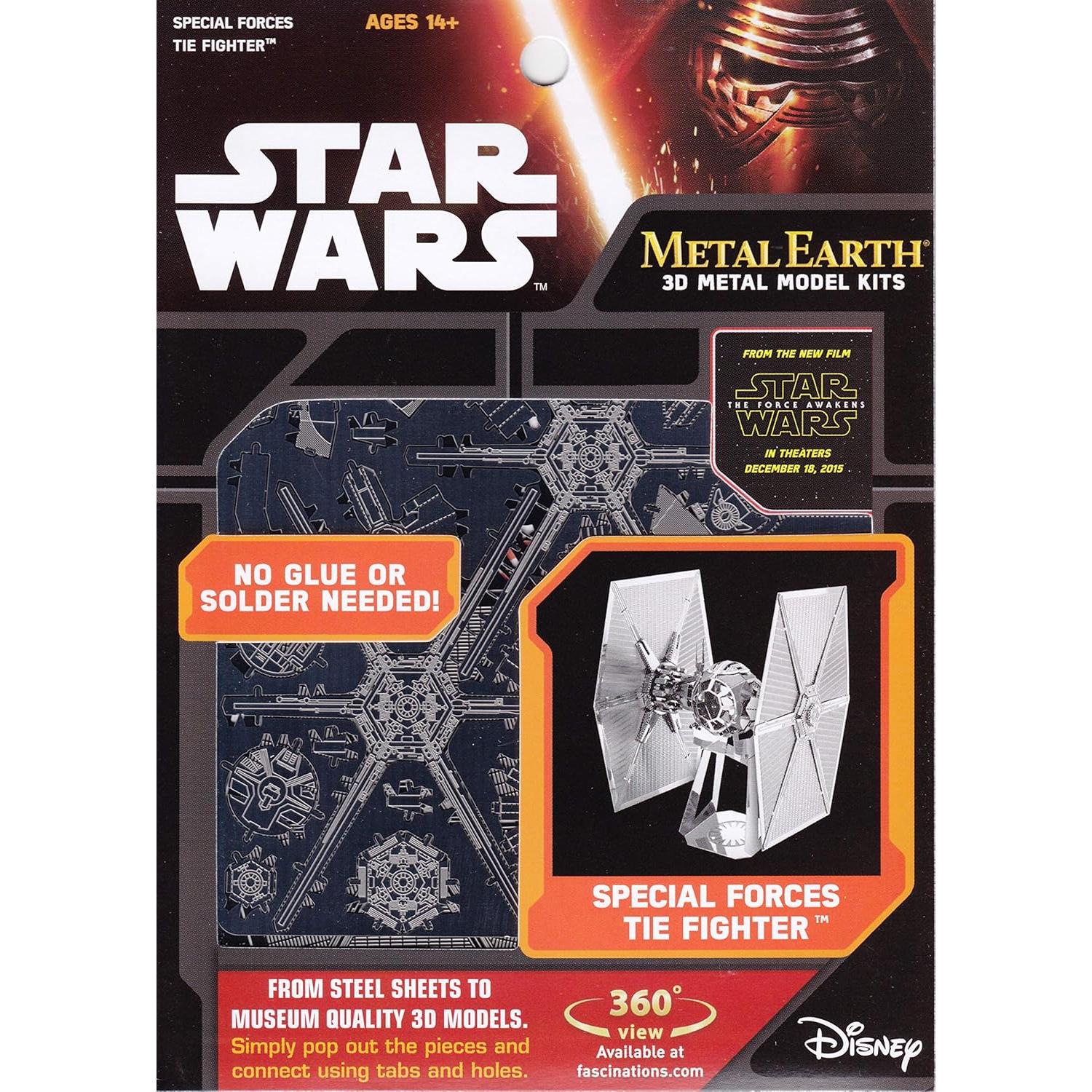Metal Earth Caza TIE Fuerzas Especiales Star Wars 3D