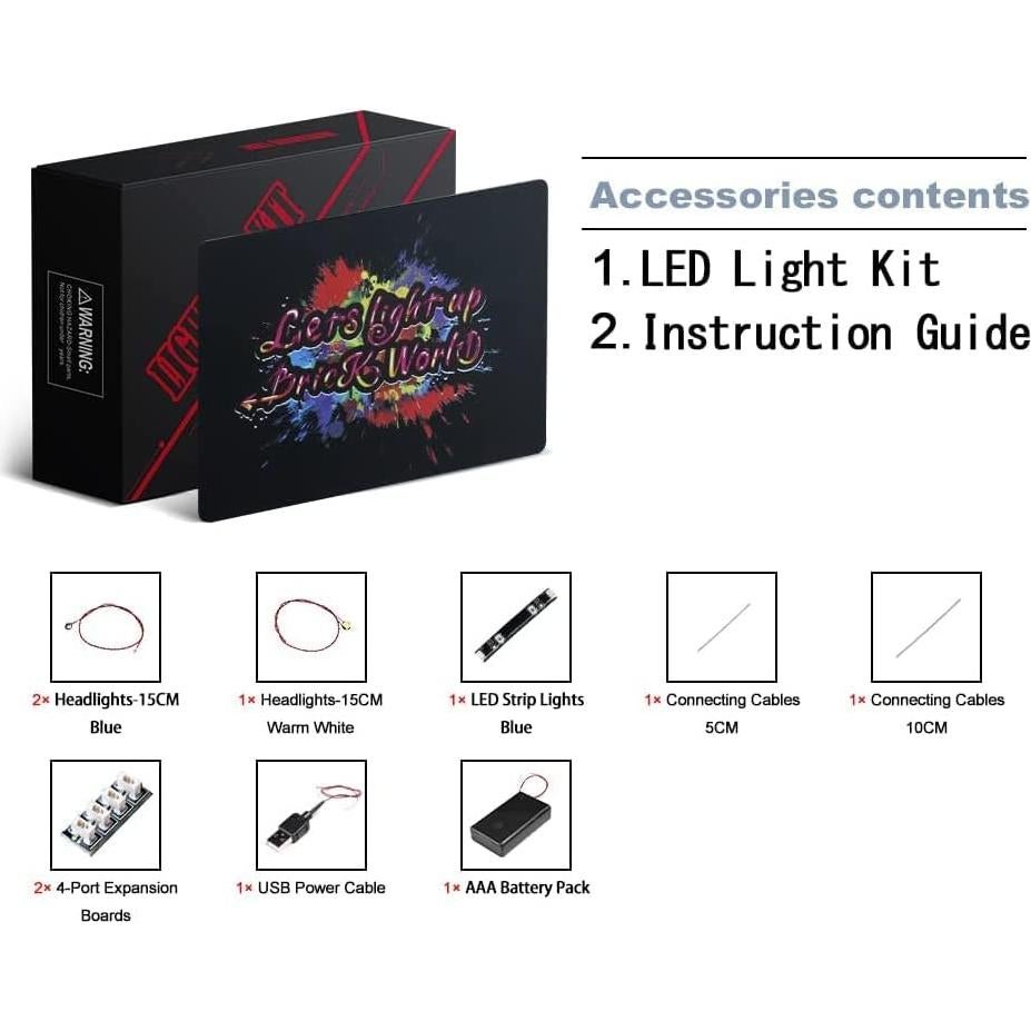 Kit de Luz LED BrickBling para Lego Caza TIE 75300
