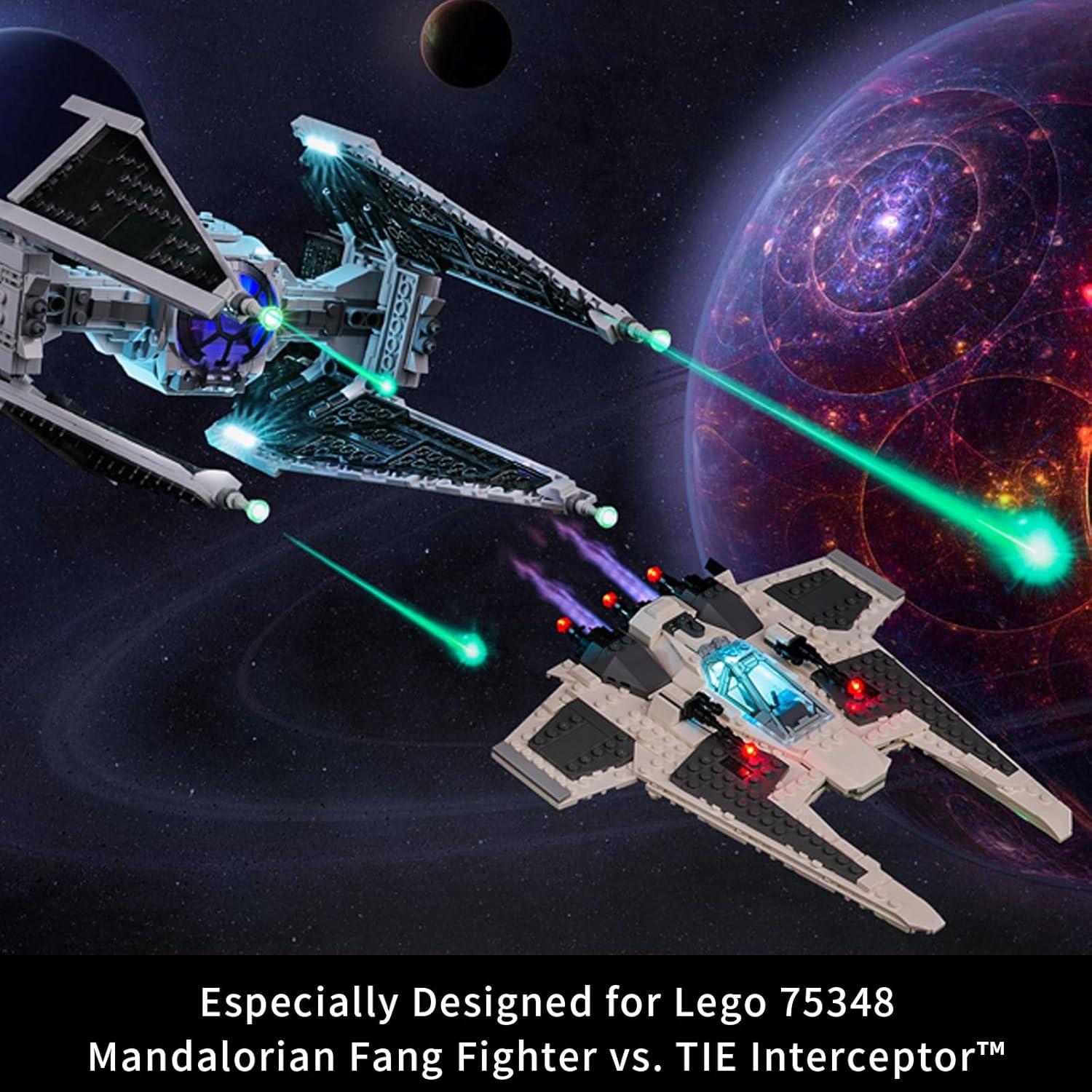 Kit de Luz LED para Lego Star Wars 75348 Mandalorian