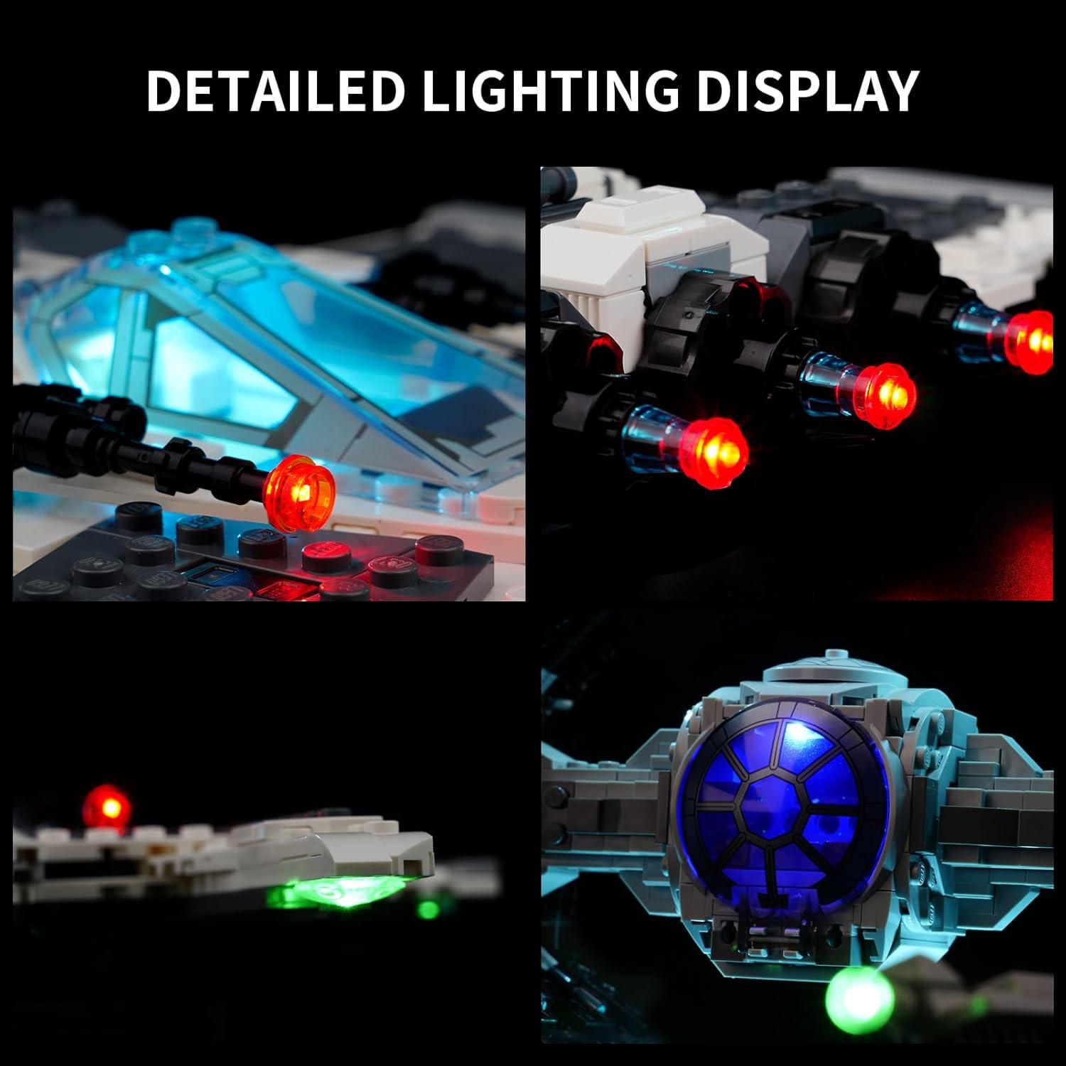 Kit de Luz LED para Lego Star Wars 75348 Mandalorian