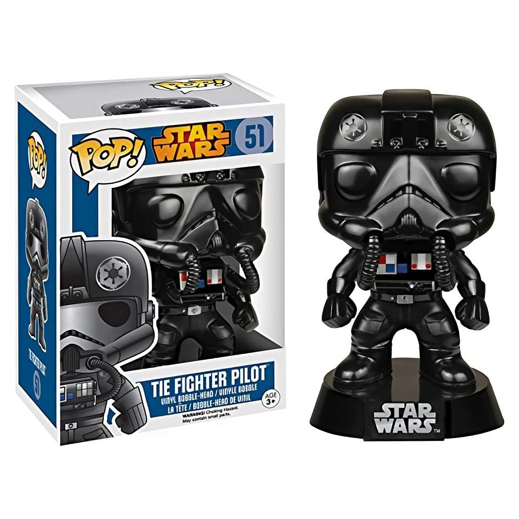 Figura de Vinilo Funko POP! Piloto de Tie Fighter Star Wars + Protector PET