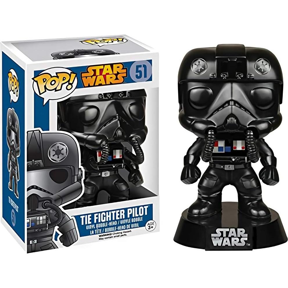 Figura de Vinilo Funko POP! Piloto de Tie Fighter Star Wars + Protector PET
