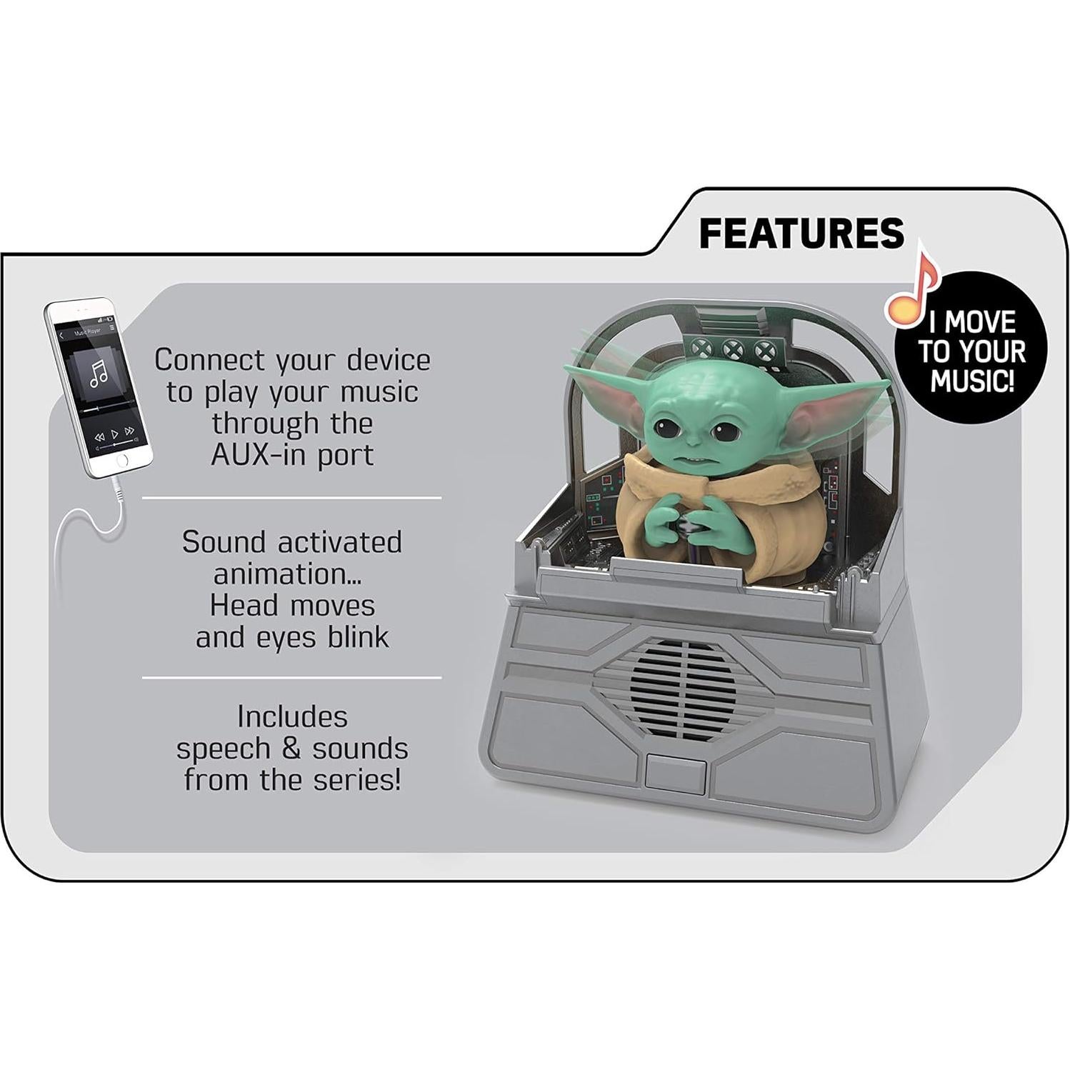 Juguete Animatrónico El Niño Star Wars KIDdesigns 15cm