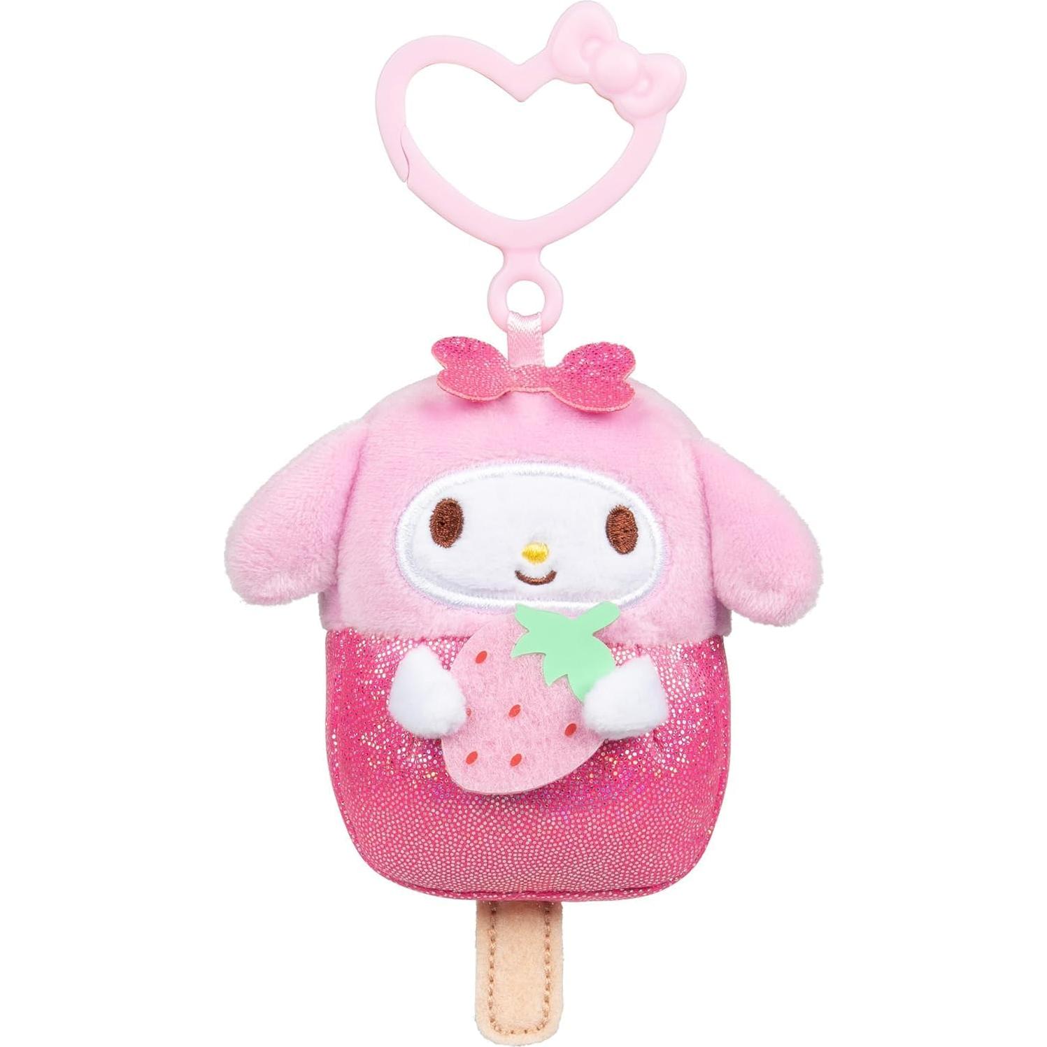 Paquete de 4 Clips de Peluche Hello Kitty y Amigos - Jazwares