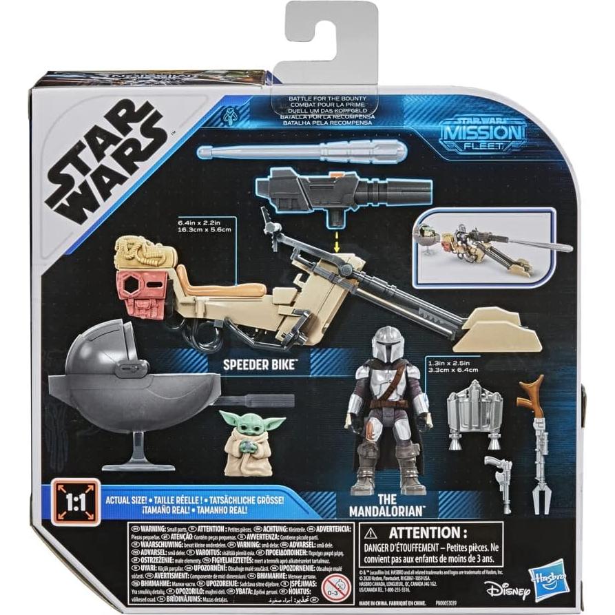 Figuras Star Wars Mission Fleet Hasbro El Mandaloriano y El Niño