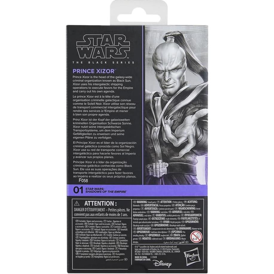 Figura de Acción Star Wars Príncipe Xizor 15 cm Hasbro