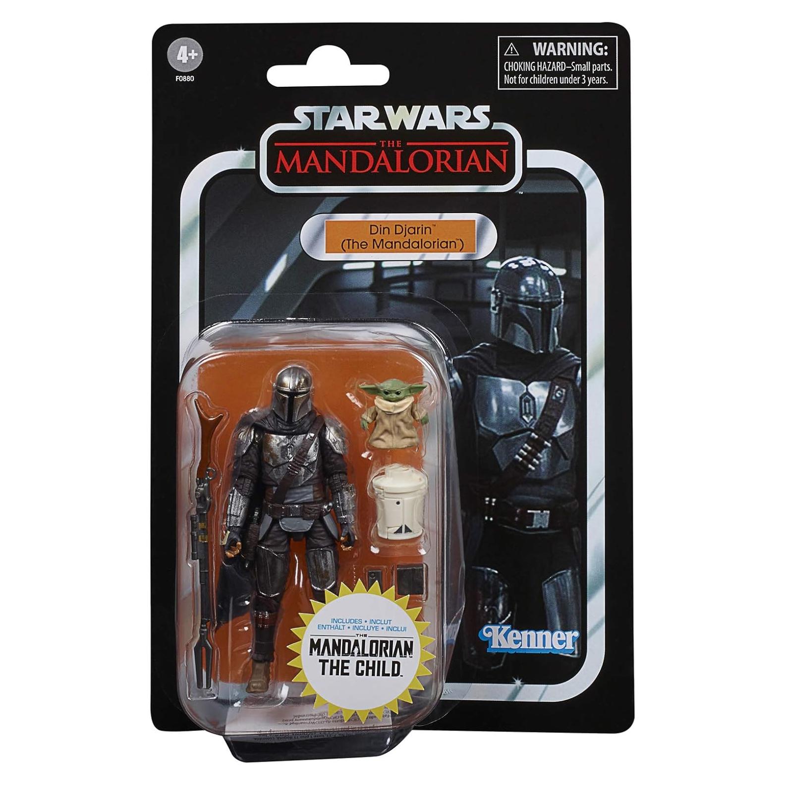 Figuras de Acción Star Wars Vintage Din Djarin 9.5 cm Hasbro