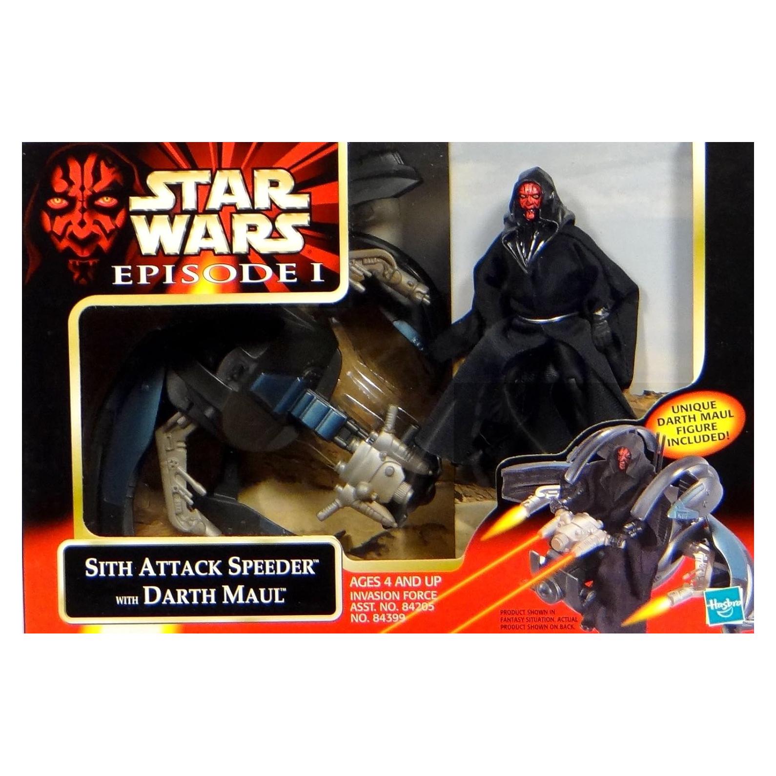 Star Wars Speeder de Ataque Sith Hasbro con Darth Maul