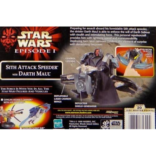 Star Wars Speeder de Ataque Sith Hasbro con Darth Maul