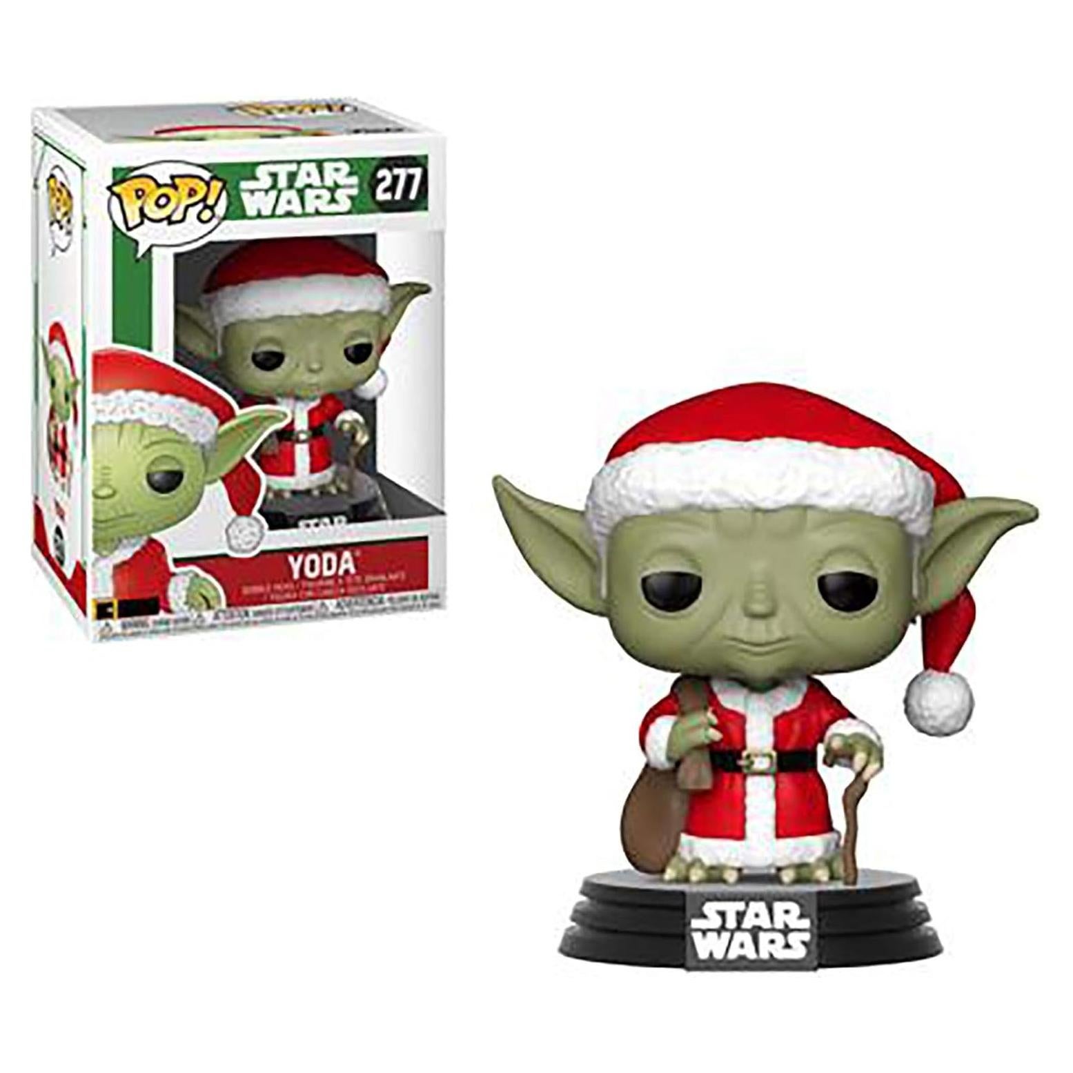 Funko Pop Star Wars Santa Yoda Vacaciones 9.5 cm Coleccionable