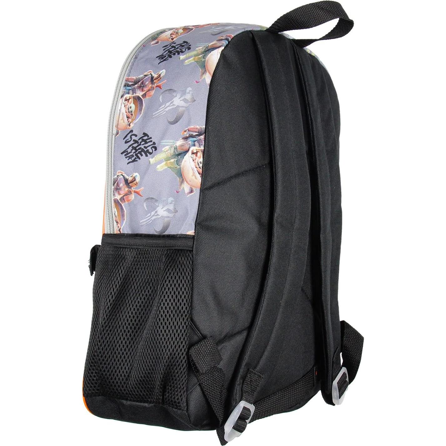 Mochila 16" El Mandaloriano Grogu 5 Piezas Bioworld