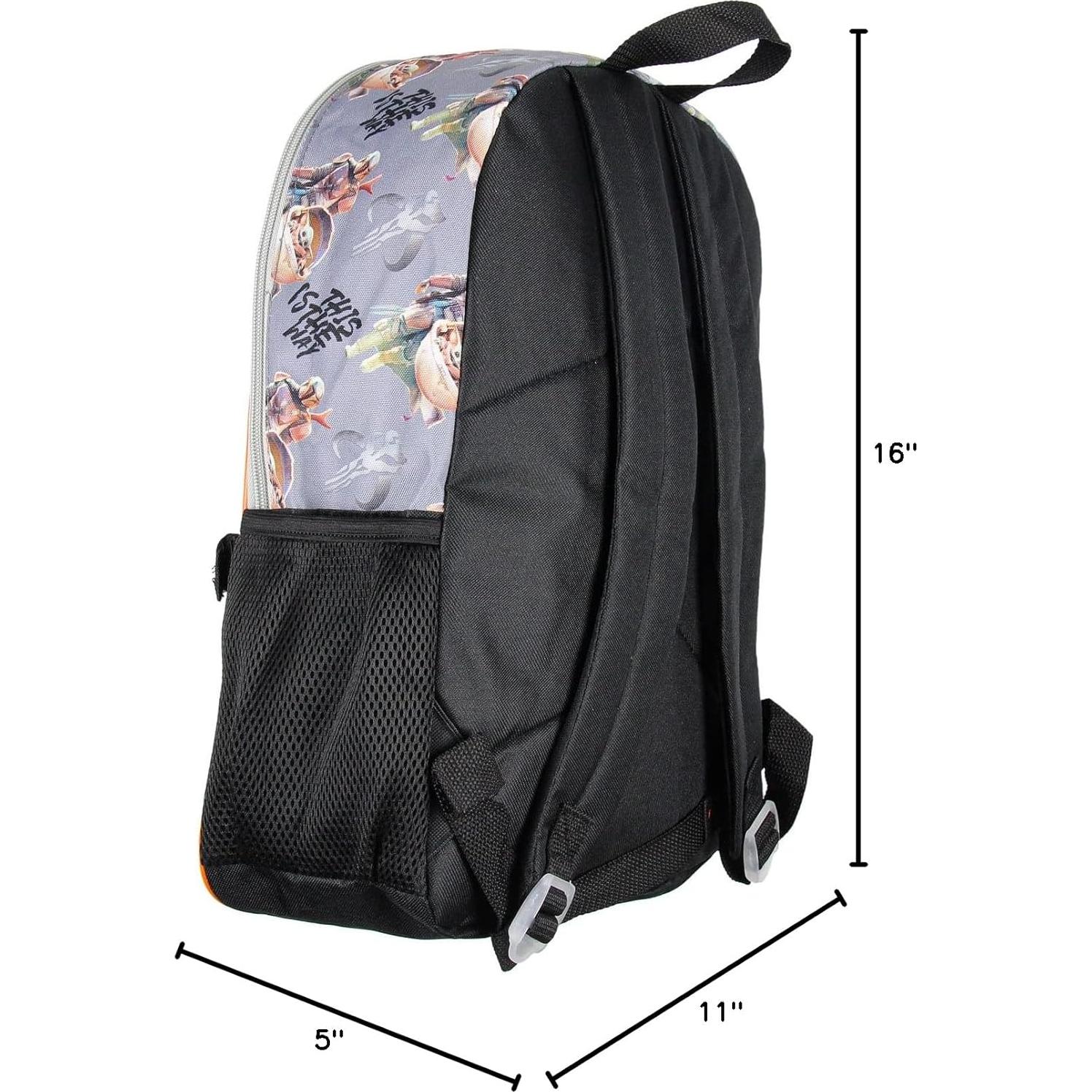 Mochila 16" El Mandaloriano Grogu 5 Piezas Bioworld