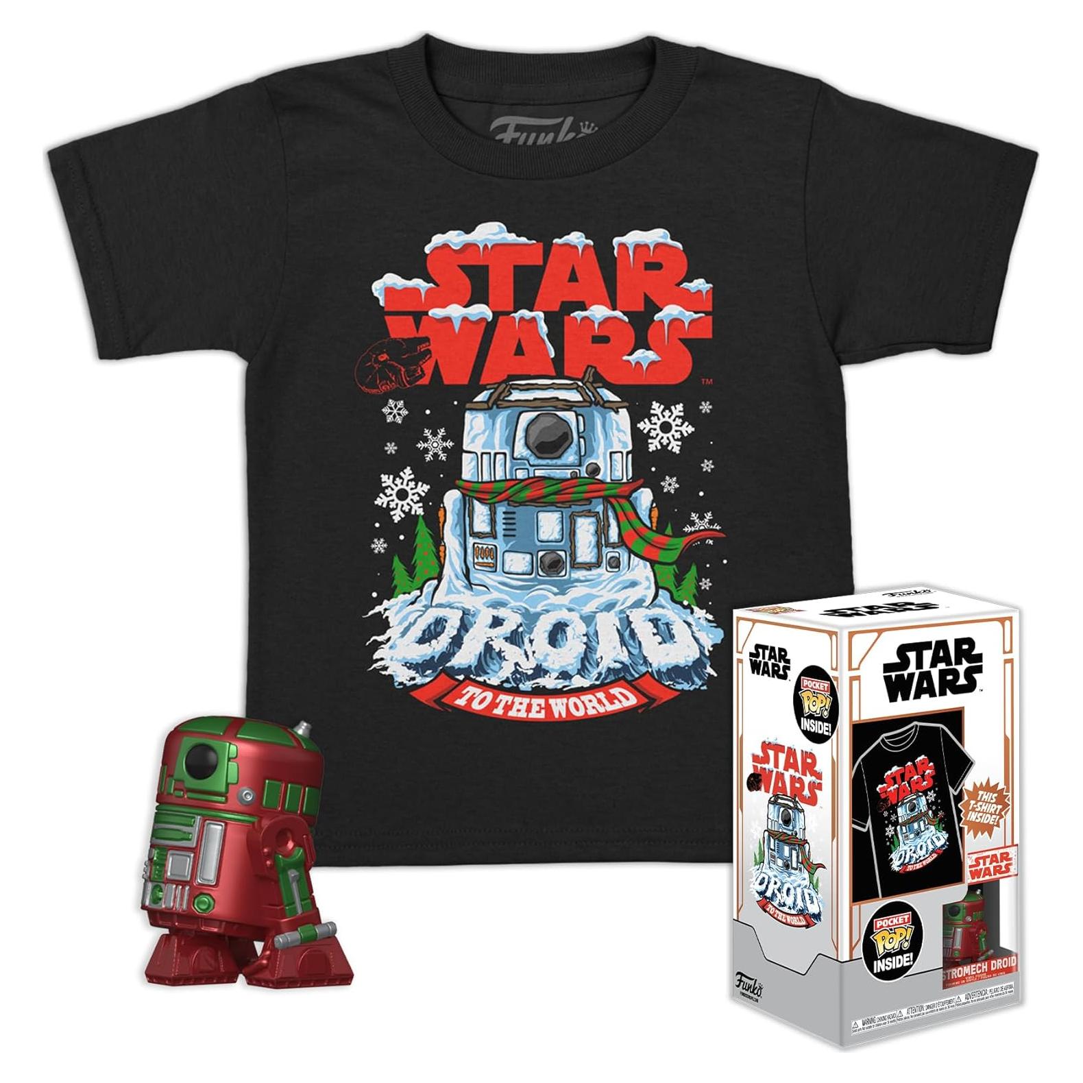 Camiseta y Minifigura R2D2 Funko Pop! - Star Wars - S