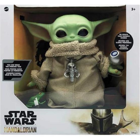 Muñeco Baby Yoda The Mandalorian Mattel 30.48 cm con 4 Accesorios
