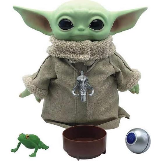 Muñeco Baby Yoda The Mandalorian Mattel 30.48 cm con 4 Accesorios