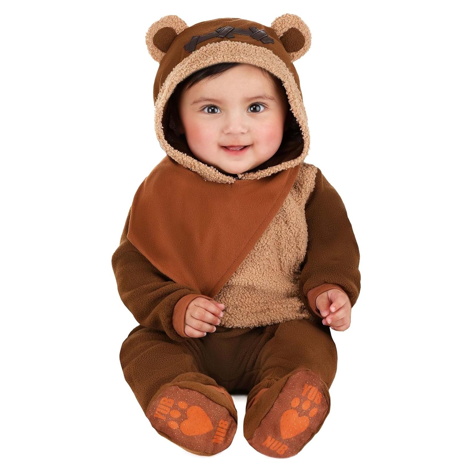 Disfraz Ewok Star Wars Bebés 6-12 Meses Mono Minky