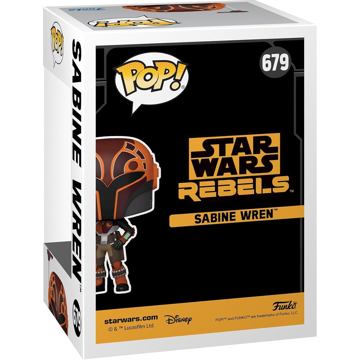 Funko Pop! Star Wars Rebels - Sabine Wren con Aerógrafo 10.8 cm