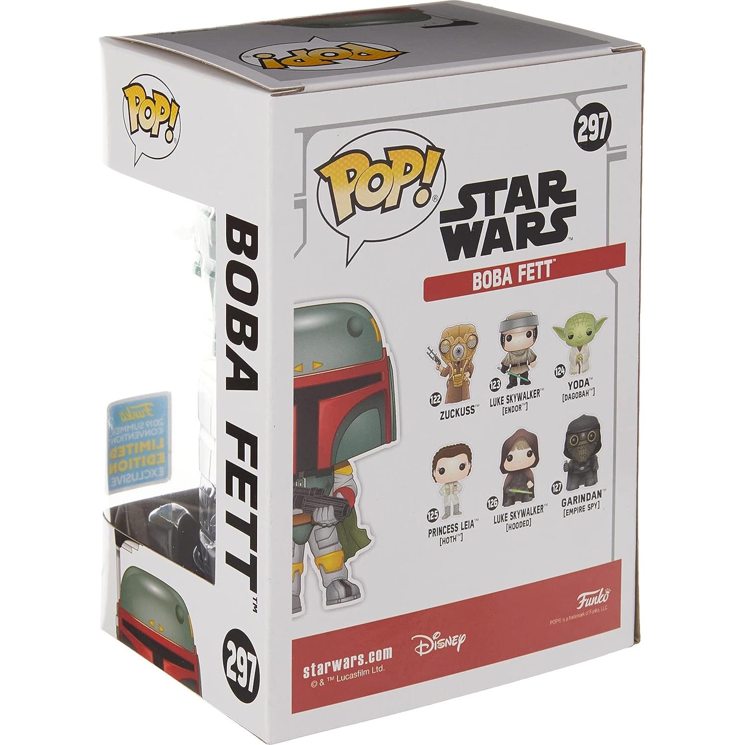 Funko Pop Star Wars Boba Fett Cromo Verde 9.53 cm