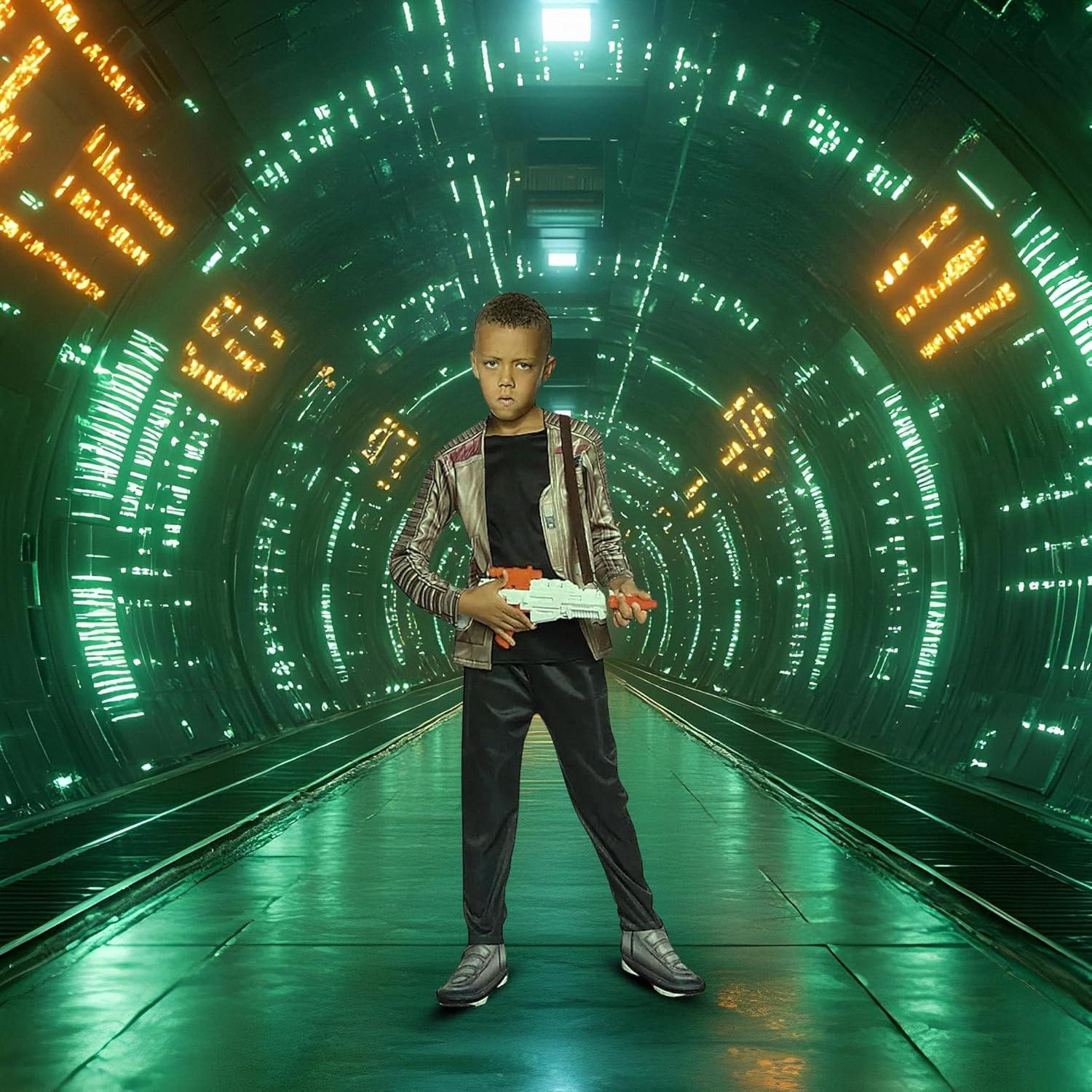 Disfraz Deluxe de Finn Star Wars El Despertar de la Fuerza Niño Grande