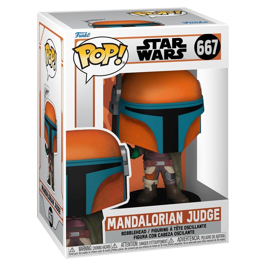 Figura Funko POP! Star Wars Mandalorian Juez Macarón 12.4cm