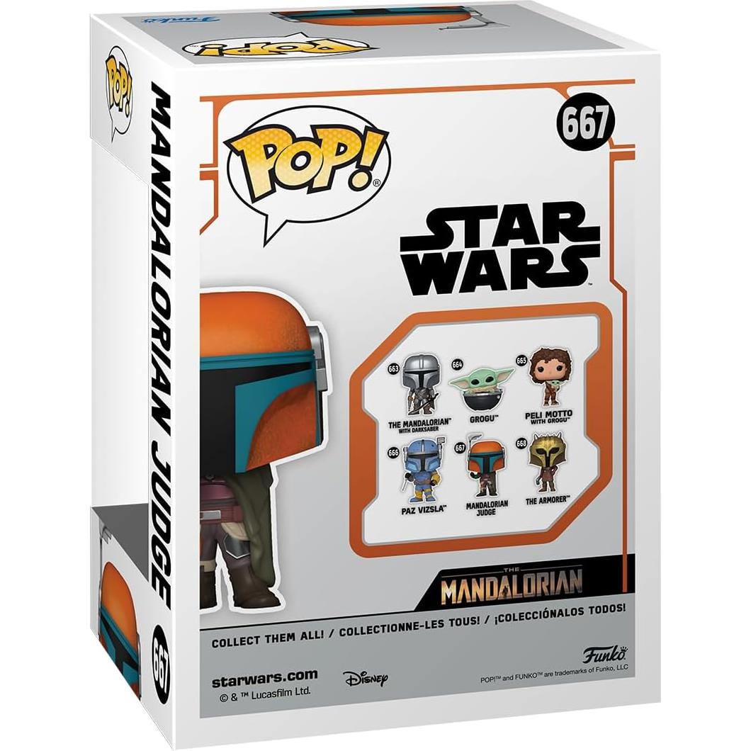 Figura Funko POP! Star Wars Mandalorian Juez Macarón 12.4cm