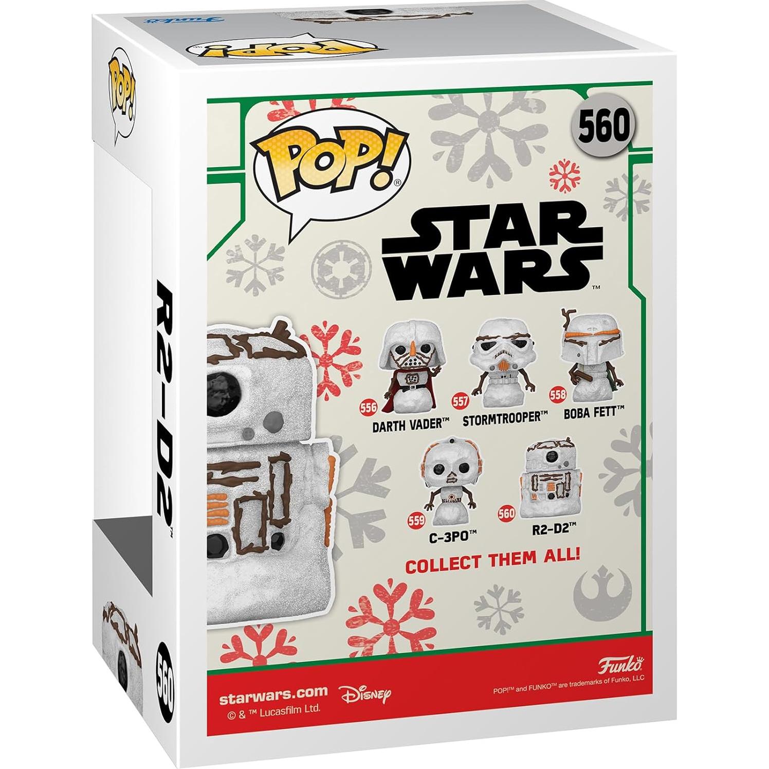 Funko Pop R2-D2 Muñeco de Nieve 9.5cm - Star Wars Coleccionable