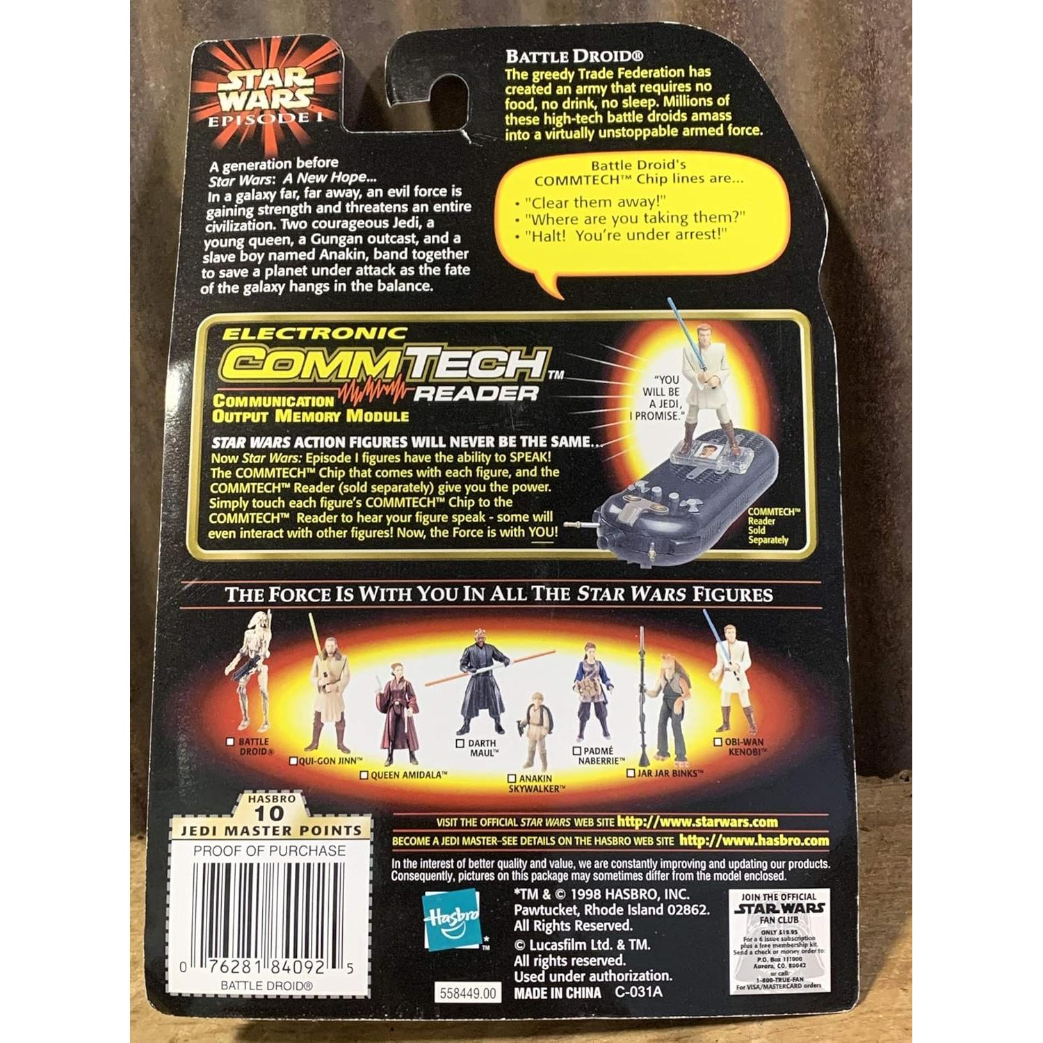 Figura de Acción Droid de Batalla Star Wars Hasbro 14+