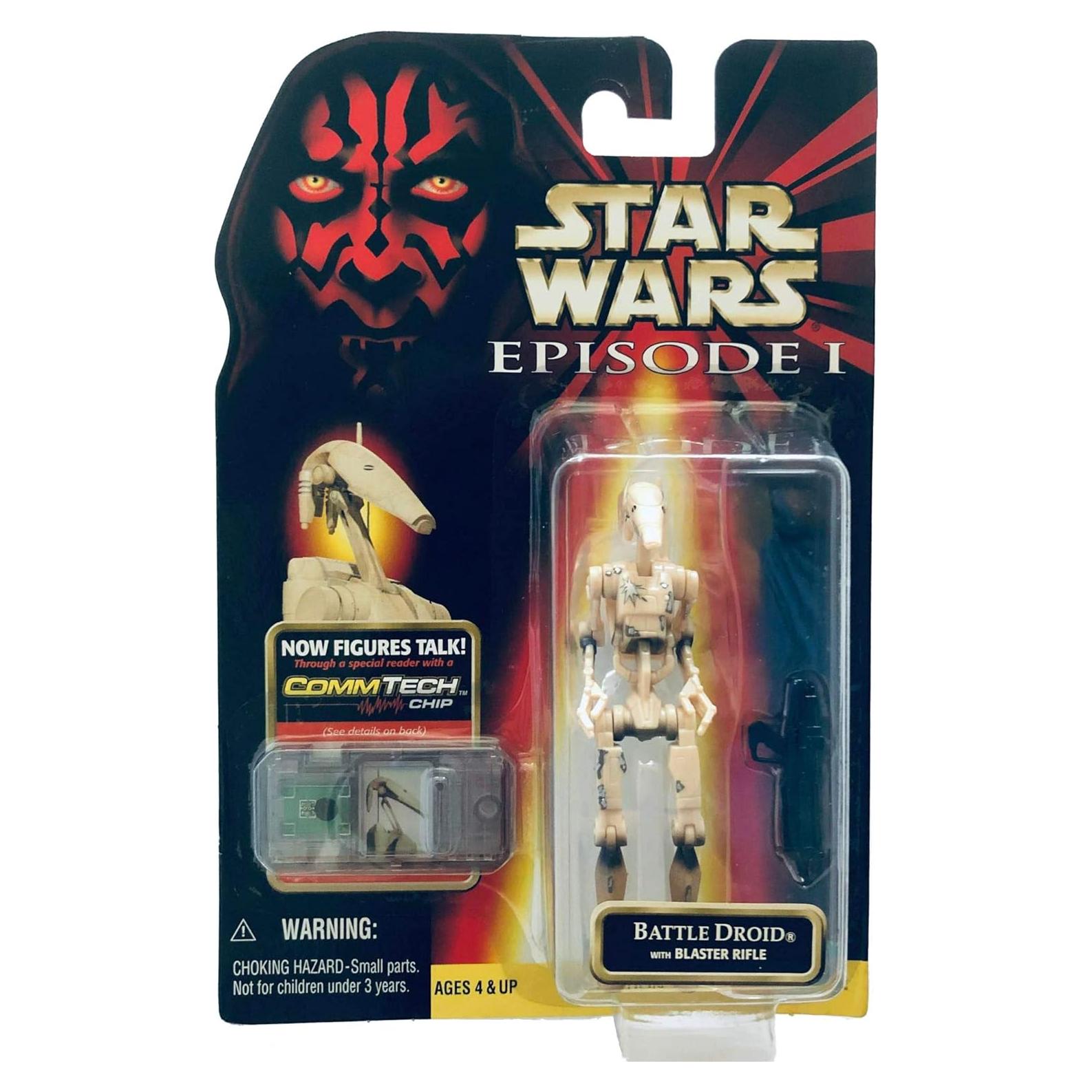 Figura Droide de Batalla Kenner Star Wars Episodio I 15cm