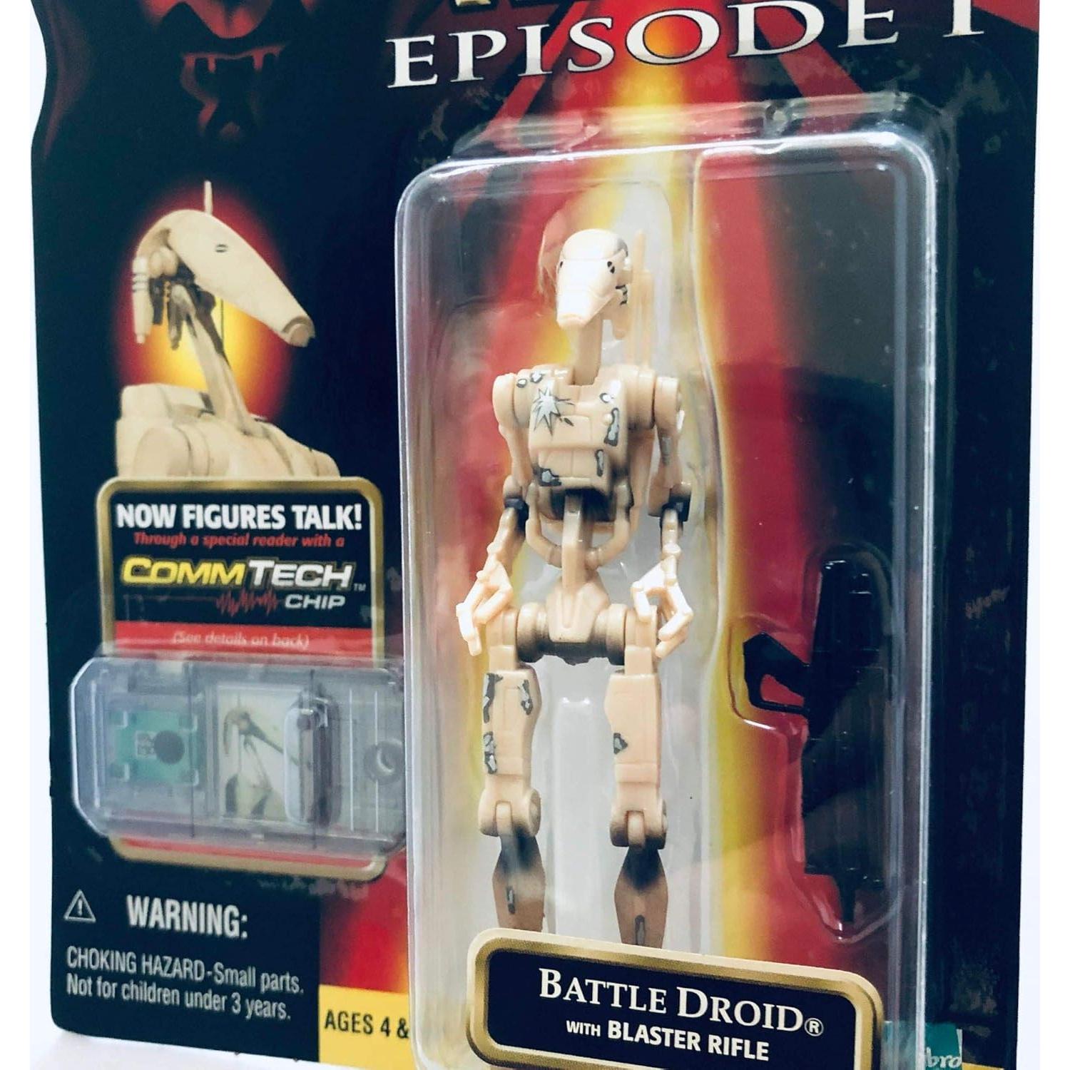 Figura Droide de Batalla Kenner Star Wars Episodio I 15cm