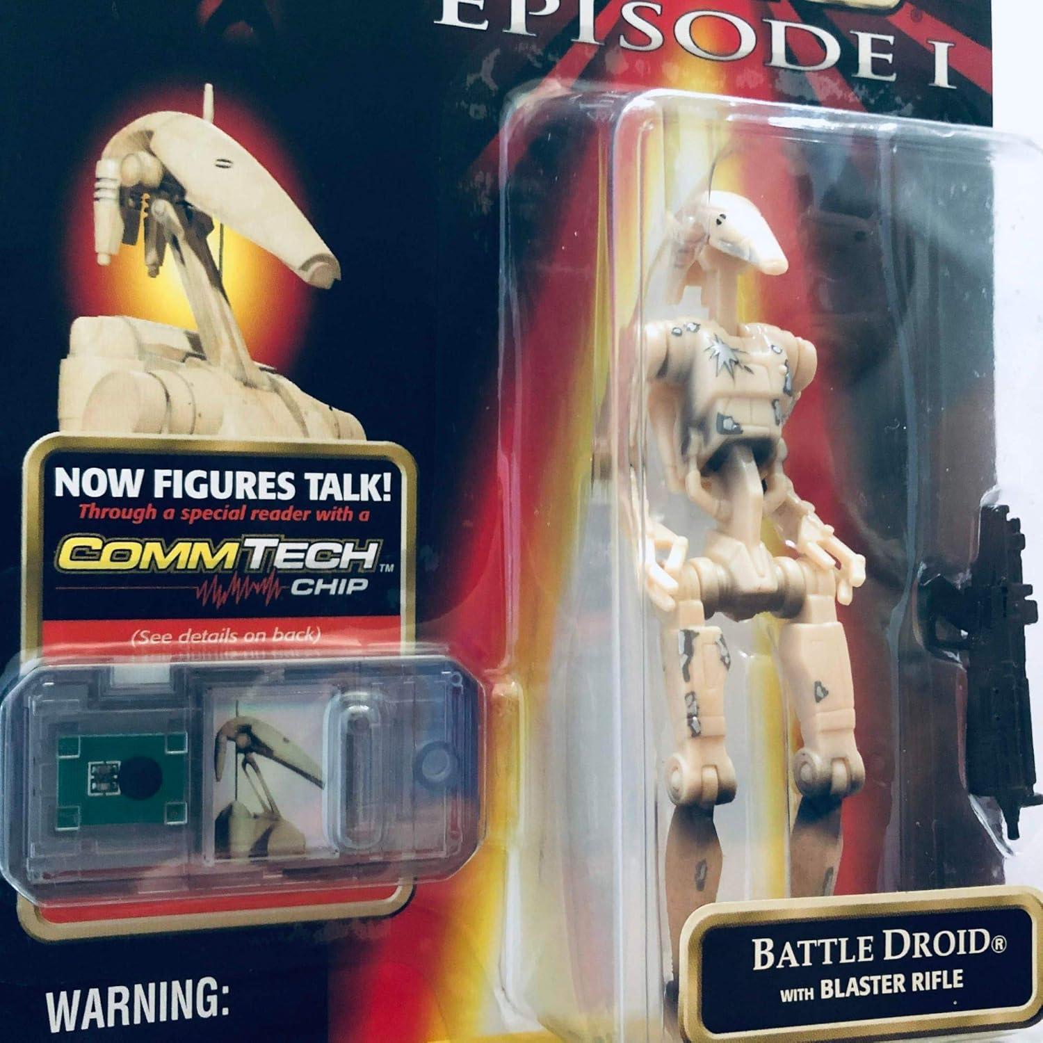 Figura Droide de Batalla Kenner Star Wars Episodio I 15cm