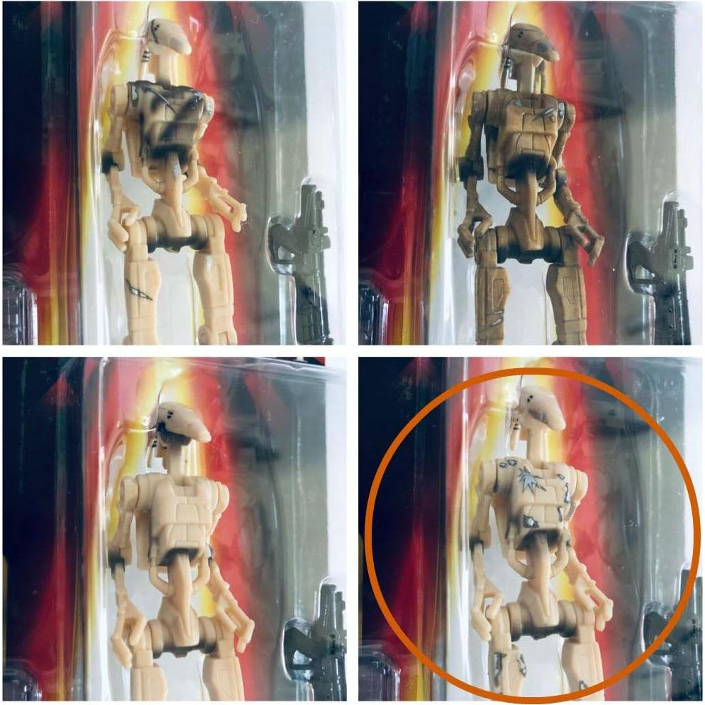 Figura Droide de Batalla Kenner Star Wars Episodio I 15cm