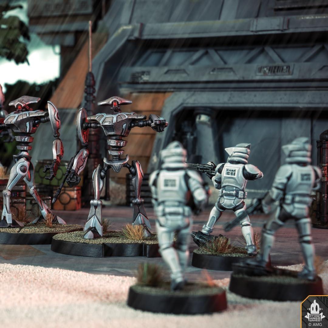Star Wars: Legion Expansión Aqua Droid - Juego de Miniaturas