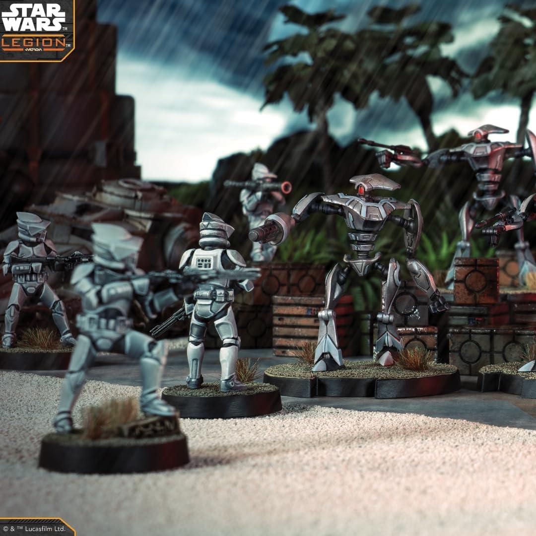Star Wars: Legion Expansión Aqua Droid - Juego de Miniaturas