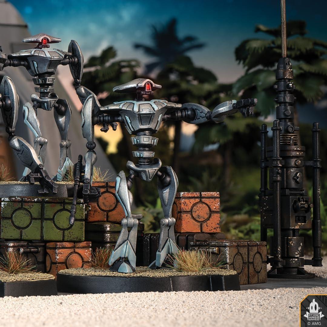 Star Wars: Legion Expansión Aqua Droid - Juego de Miniaturas