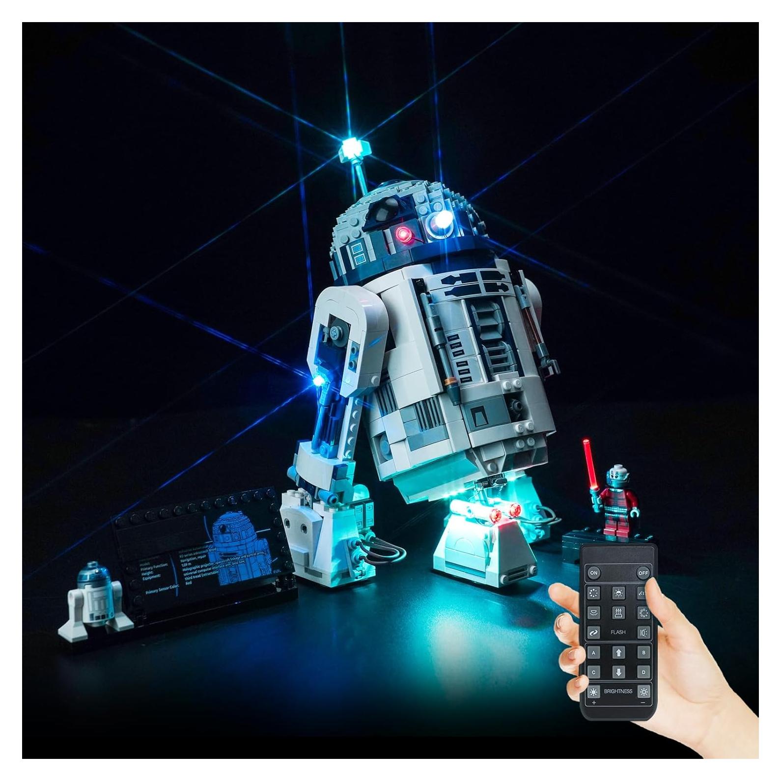 Kit de Luz LED Hilighting para Lego R2-D2 - Control Remoto