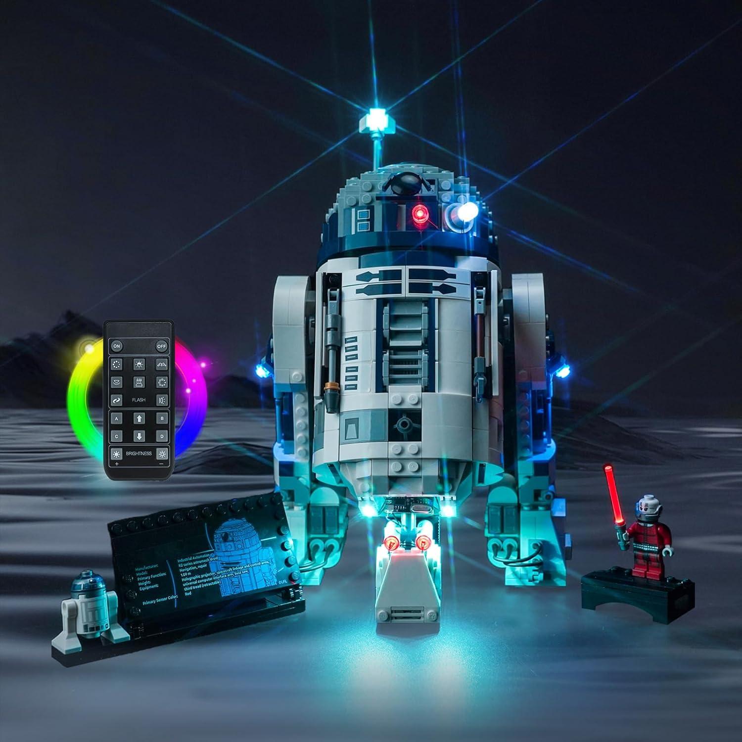 Kit de Luz LED Hilighting para Lego R2-D2 - Control Remoto