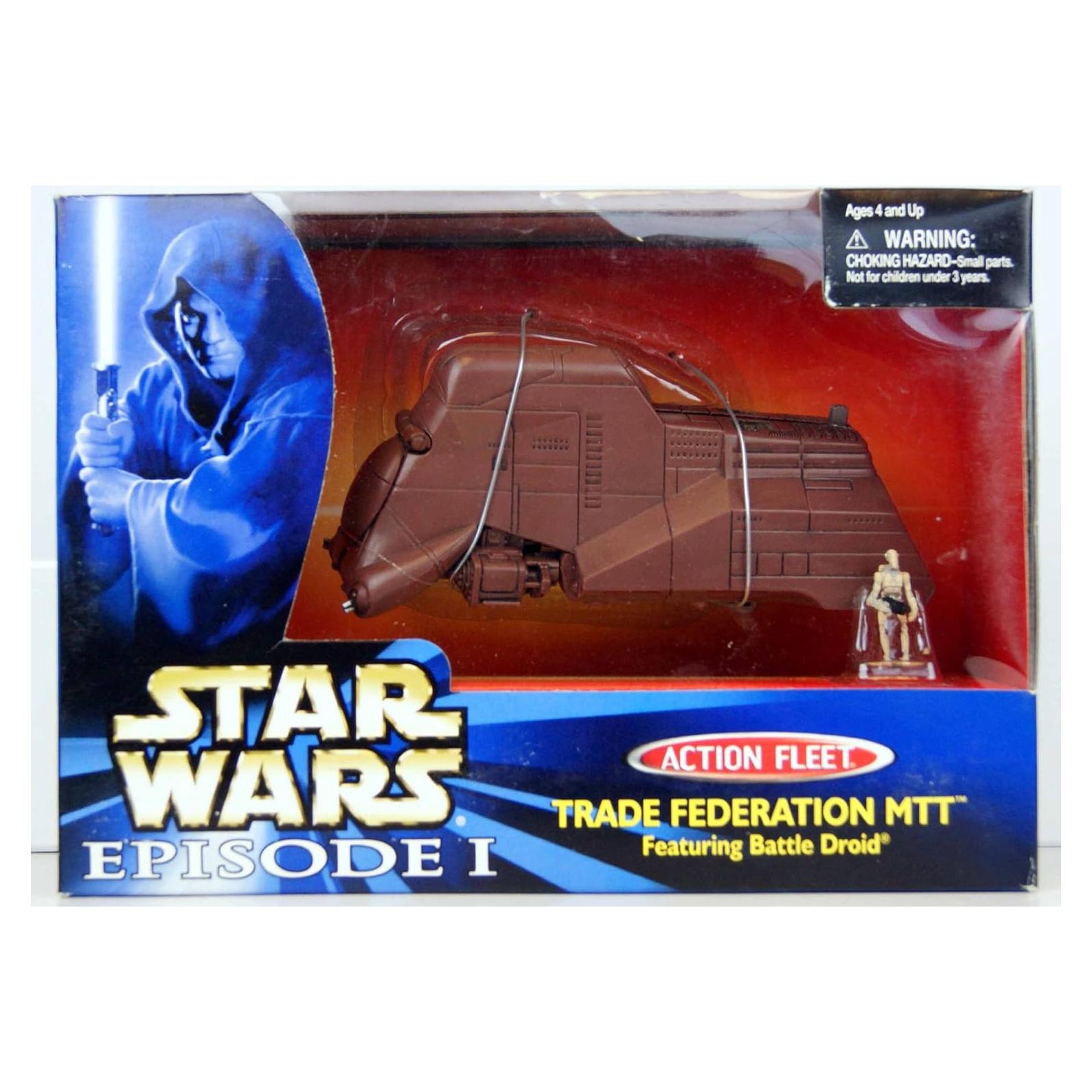 Vehículo Star Wars MTT con Droide de Batalla Galoob