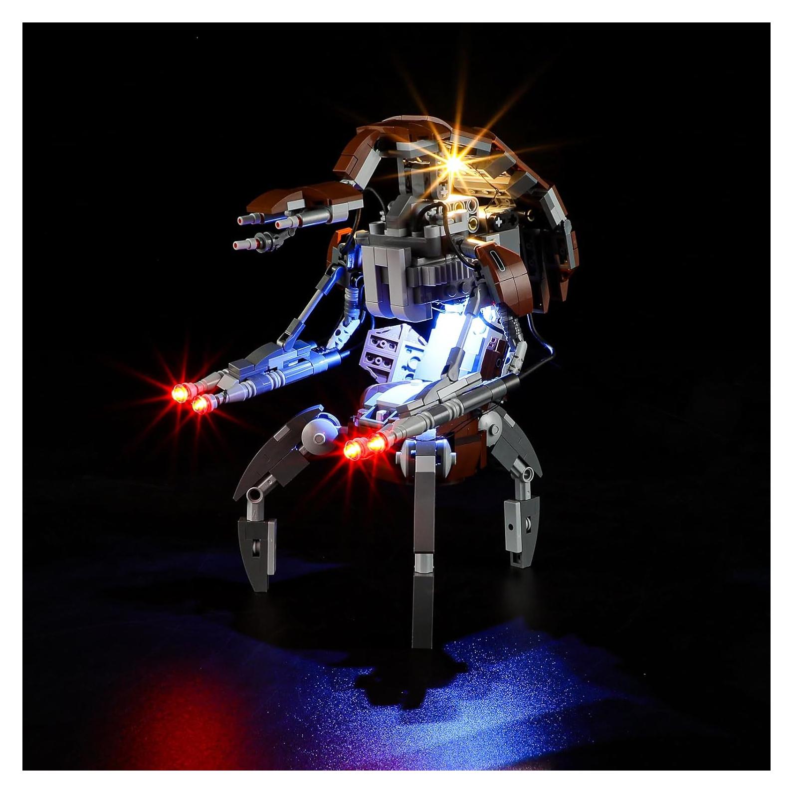 Kit de Luz LED YEABRICKS para Bloques Droideka 75381