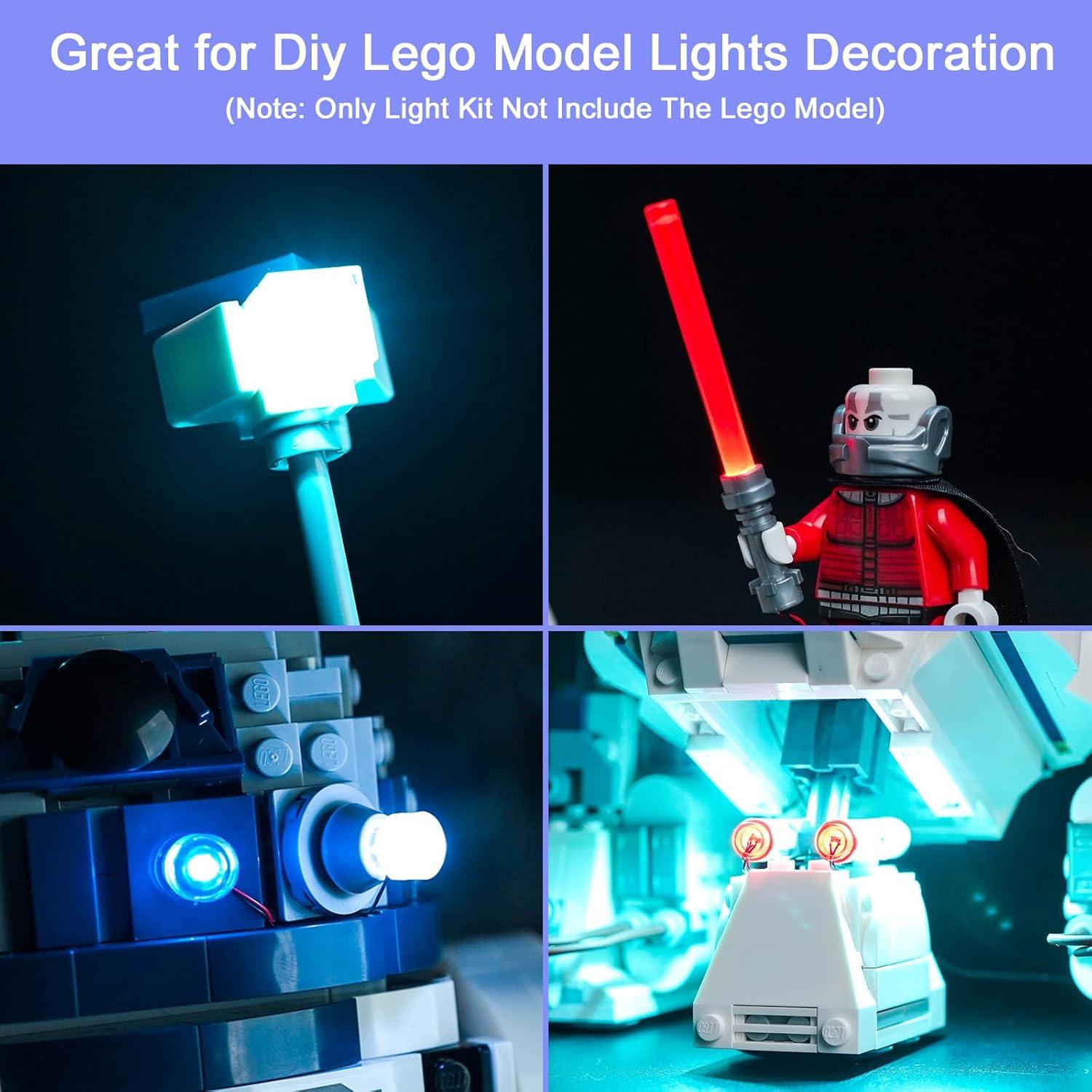 Kit de Luz LED Hilighting para Lego R2-D2 - 108.86g