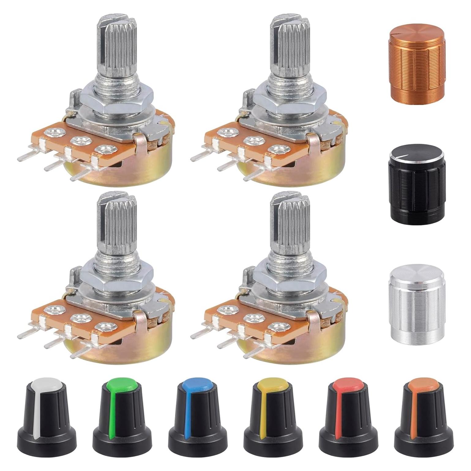 Potenciómetro ALLECIN WH148 B1K 1K 35 Piezas Eje 15mm