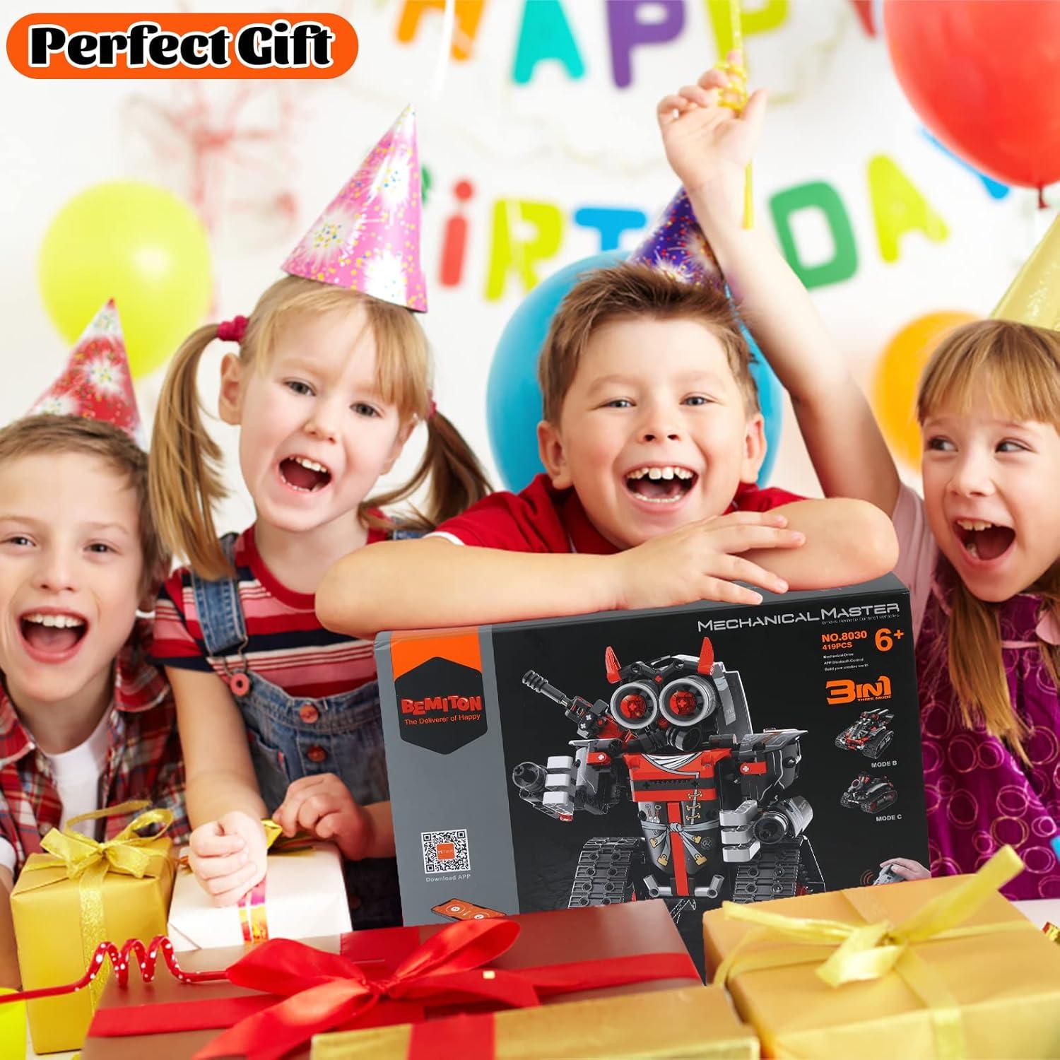 BEMITON Kit de Construcción Robot 3 en 1 para Niños 6-10 Años