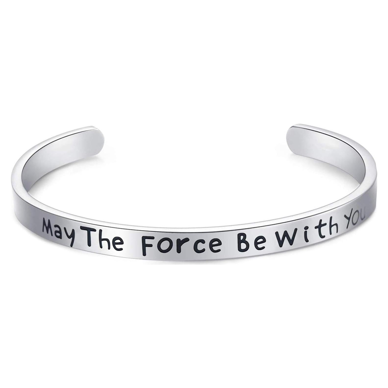 Pulsera Cuff LParkin de Acero Inoxidable - Regalo Star Wars