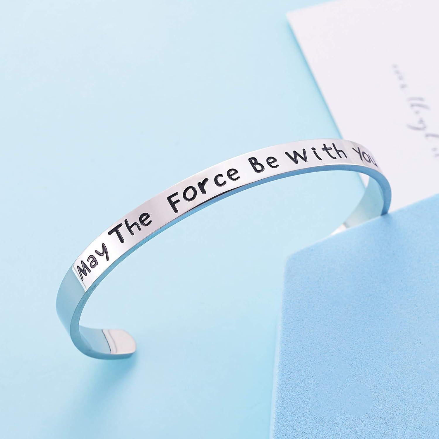 Pulsera Cuff LParkin de Acero Inoxidable - Regalo Star Wars