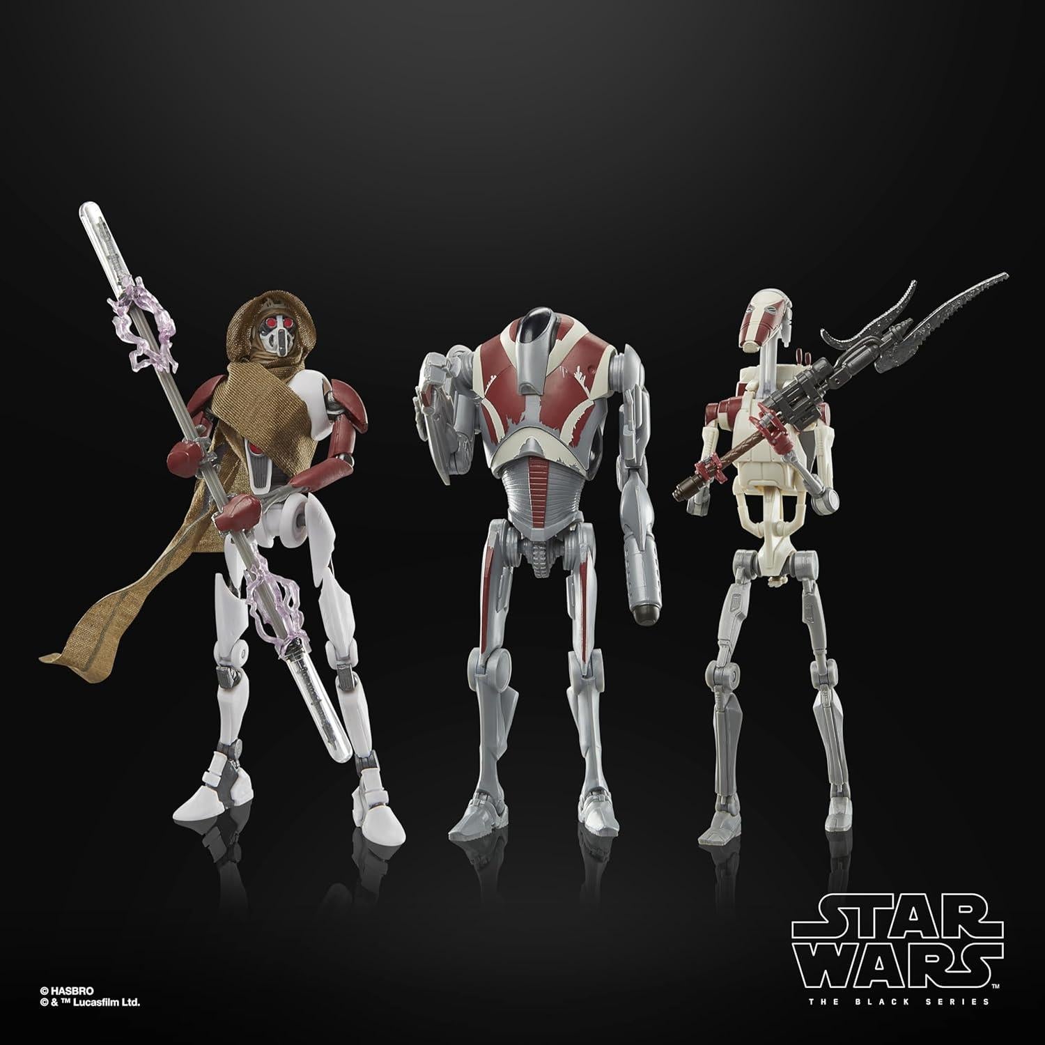 Figuras de Acción Star Wars La Serie Negra 3 Pack 15 cm