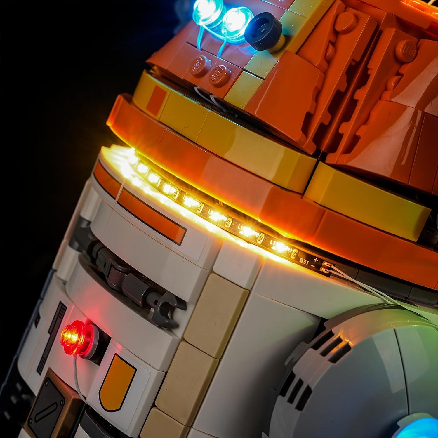 Kit de Luz LED YEABRICKS para Lego Chopper Star Wars