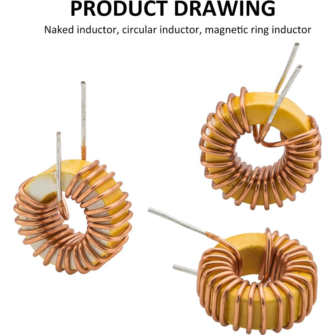 20 Inductores Toroidales 22uH 3A DIYhz para Electrónica