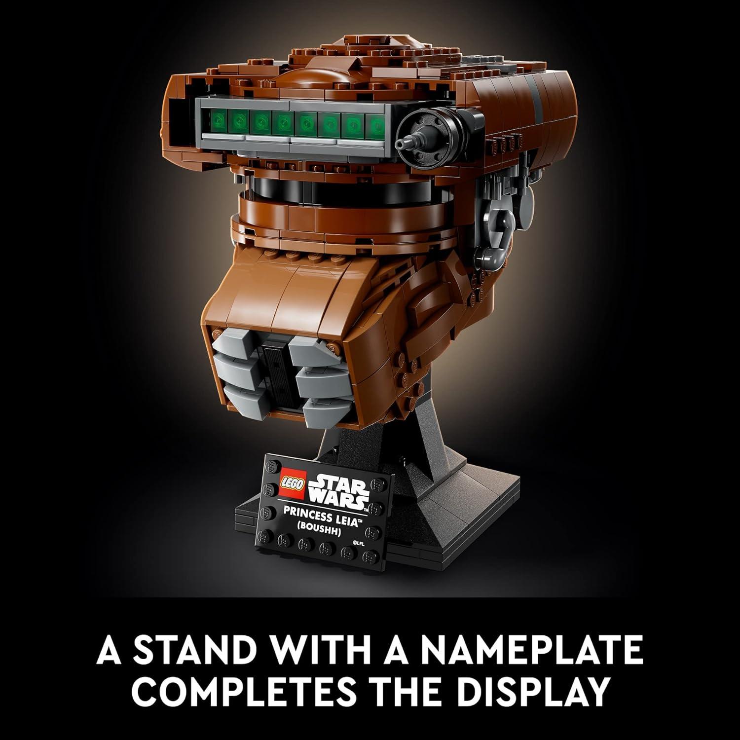 Set de casco LEGO Star Wars Princesa Leia Boushh 75351