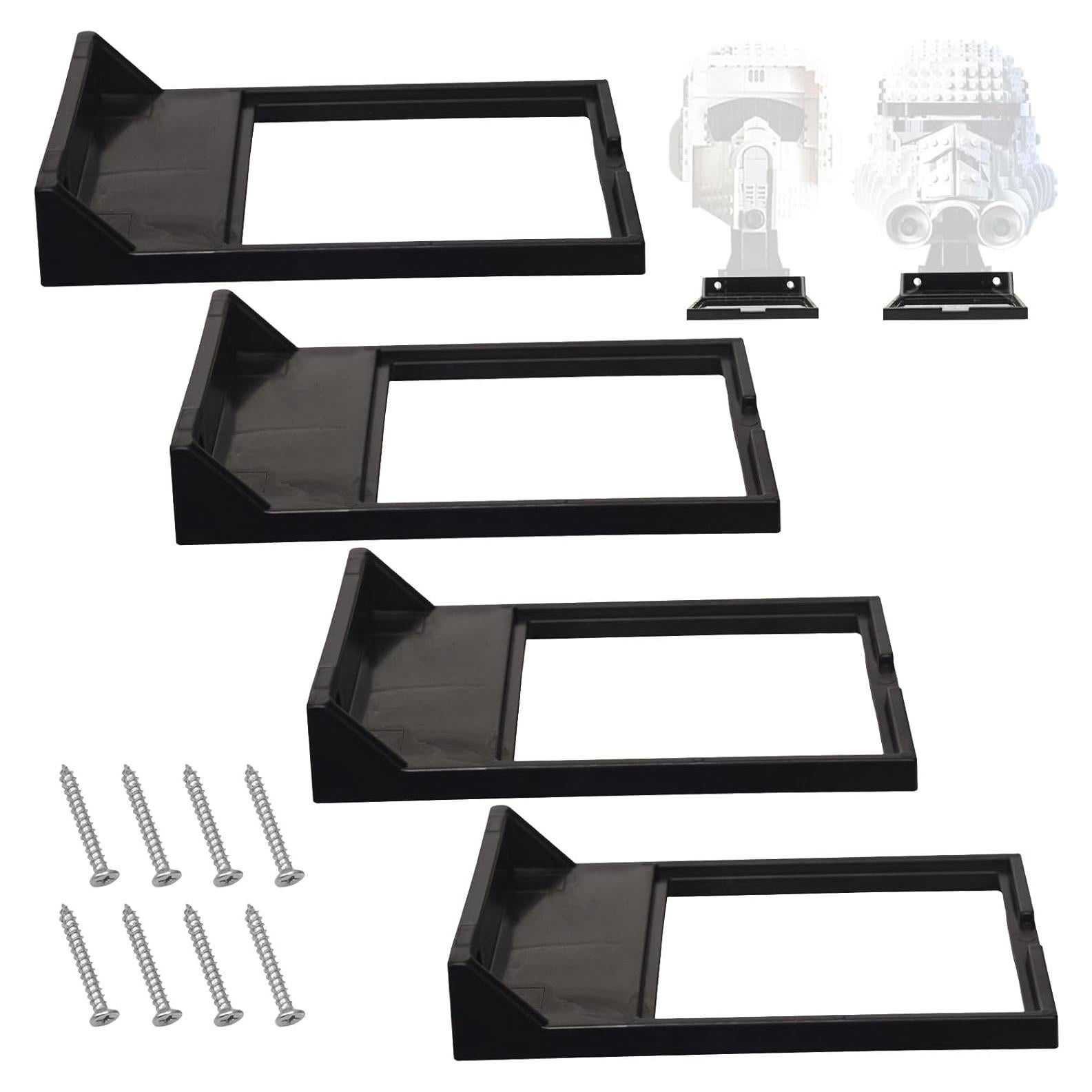 Estante de Exhibición de Casco Montado en Pared Fennoral 4 Pack