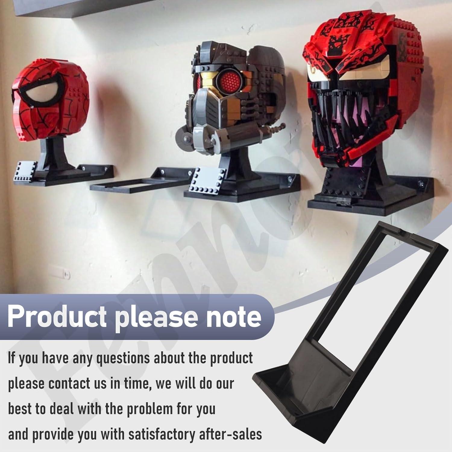 Estante de Exhibición de Casco Montado en Pared Fennoral 4 Pack